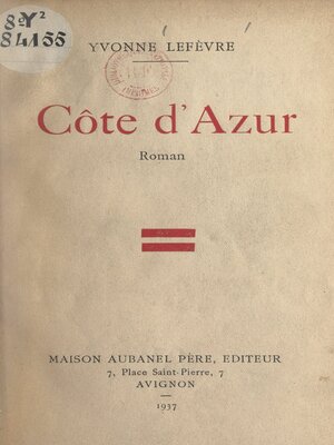 cover image of Côte d'azur